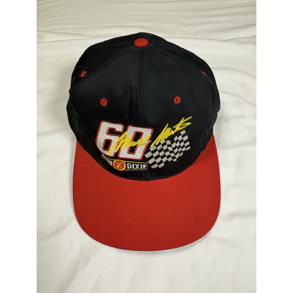 VTG Mark Martin 60 Winn-Dixie Roush Racing Team Hat KC Caps Green Bottom